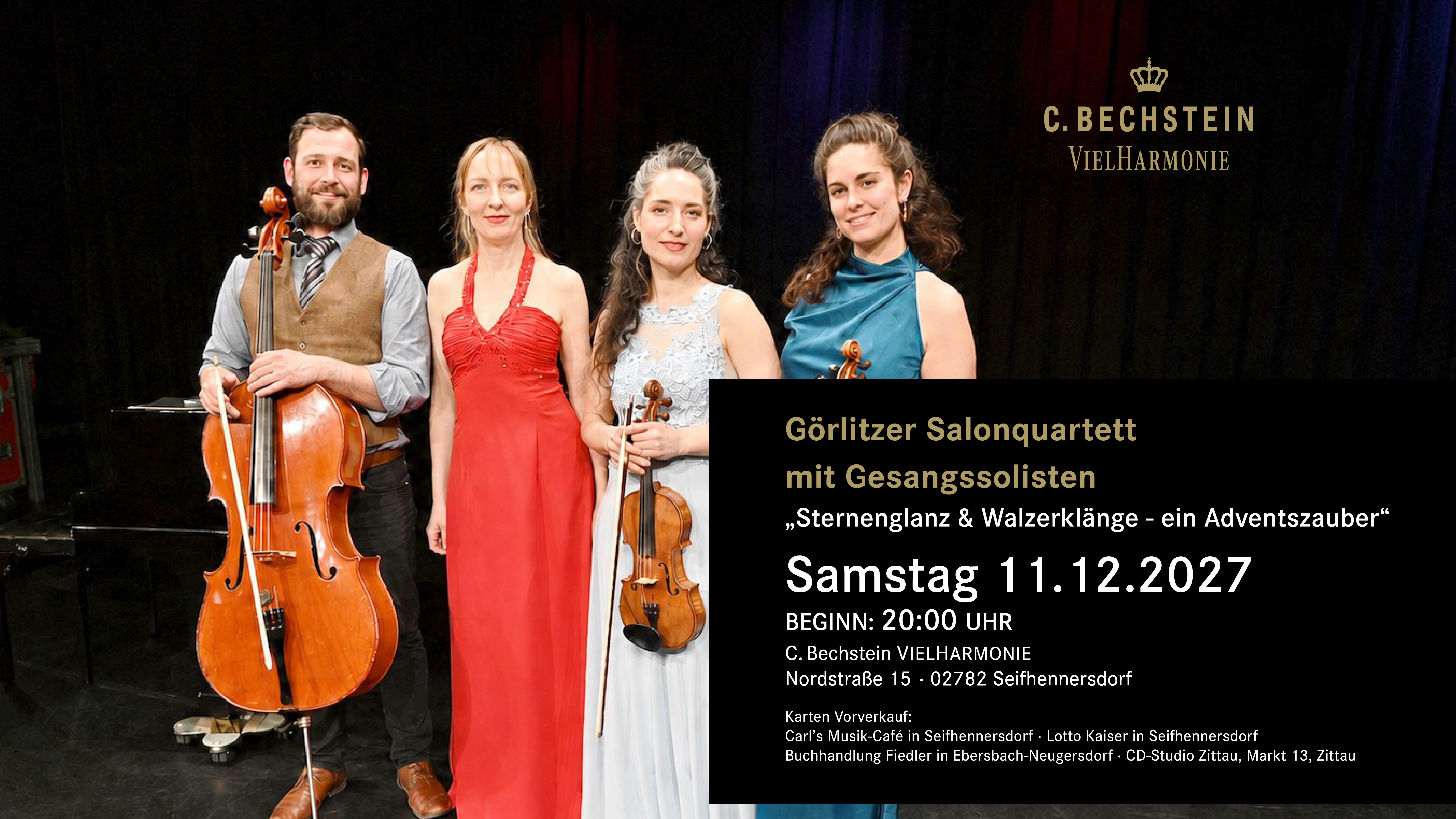 Görlitzer Salonquartett und seine Gesangssolisten